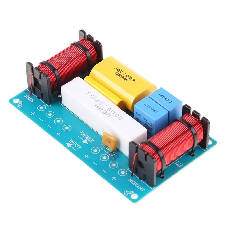 WEAH-338 3-Wege-120-W-Lautsprecher-Frequenzteiler, Hoch-/Tieftöner-Lautsprecherfilter