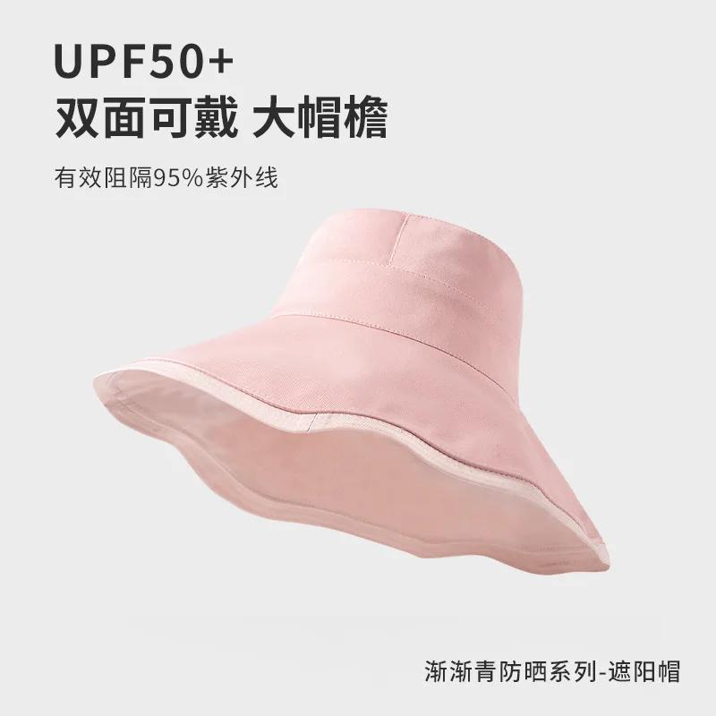 Double-Sided Extra Wide Brim Bucket Hat Women - Upf50+ Sun Protection Beach Hat For Face Covering, Summer Sand Travel