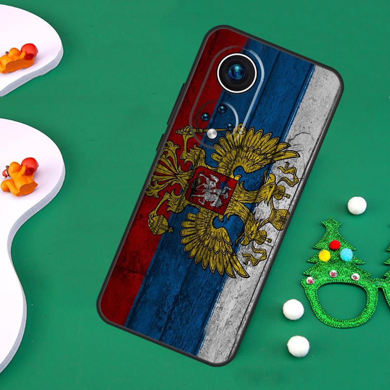 Russian Coat of Arms Flag Case For Honor 200 Pro X9c X9b X9a X8a X8b X7a X6a X8 X9 50 70 90 Magic 5 6 7 Lite Cover