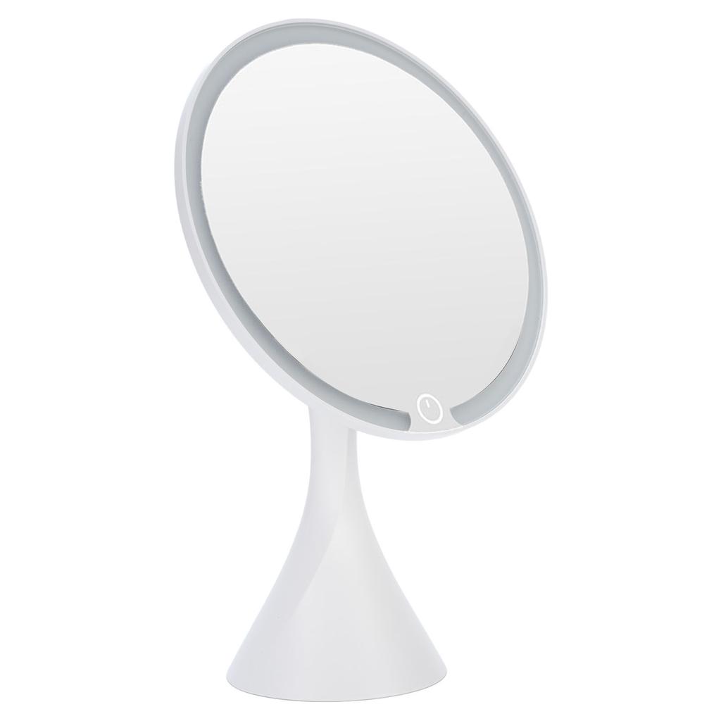 Lighted Makeup Mirror 3 Color Temperatures Dimmable LED Cosmetic Vanity Mirror for Dorm Bedroom Bath