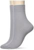Gunze SABRINA Washi Yarn Set of 2 Sizes Cm Socks, 32-Rib, Pairs, Women's, Gray, 22.0-24.0
