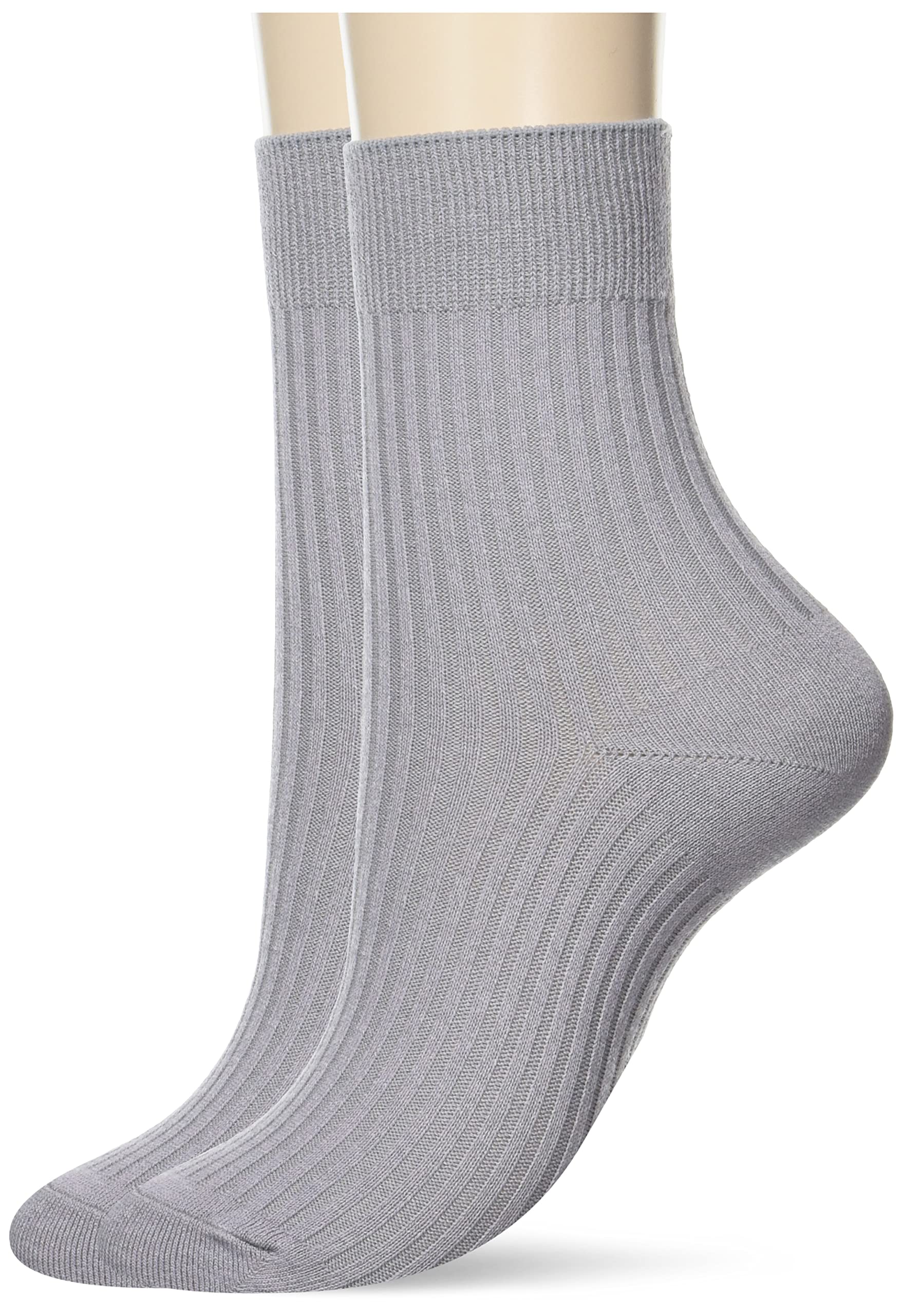 

Gunze SABRINA Washi Yarn Set of 2 Sizes cm Socks, 32-Rib, Pairs, Women s, Gray, 22.0-24.0 серый