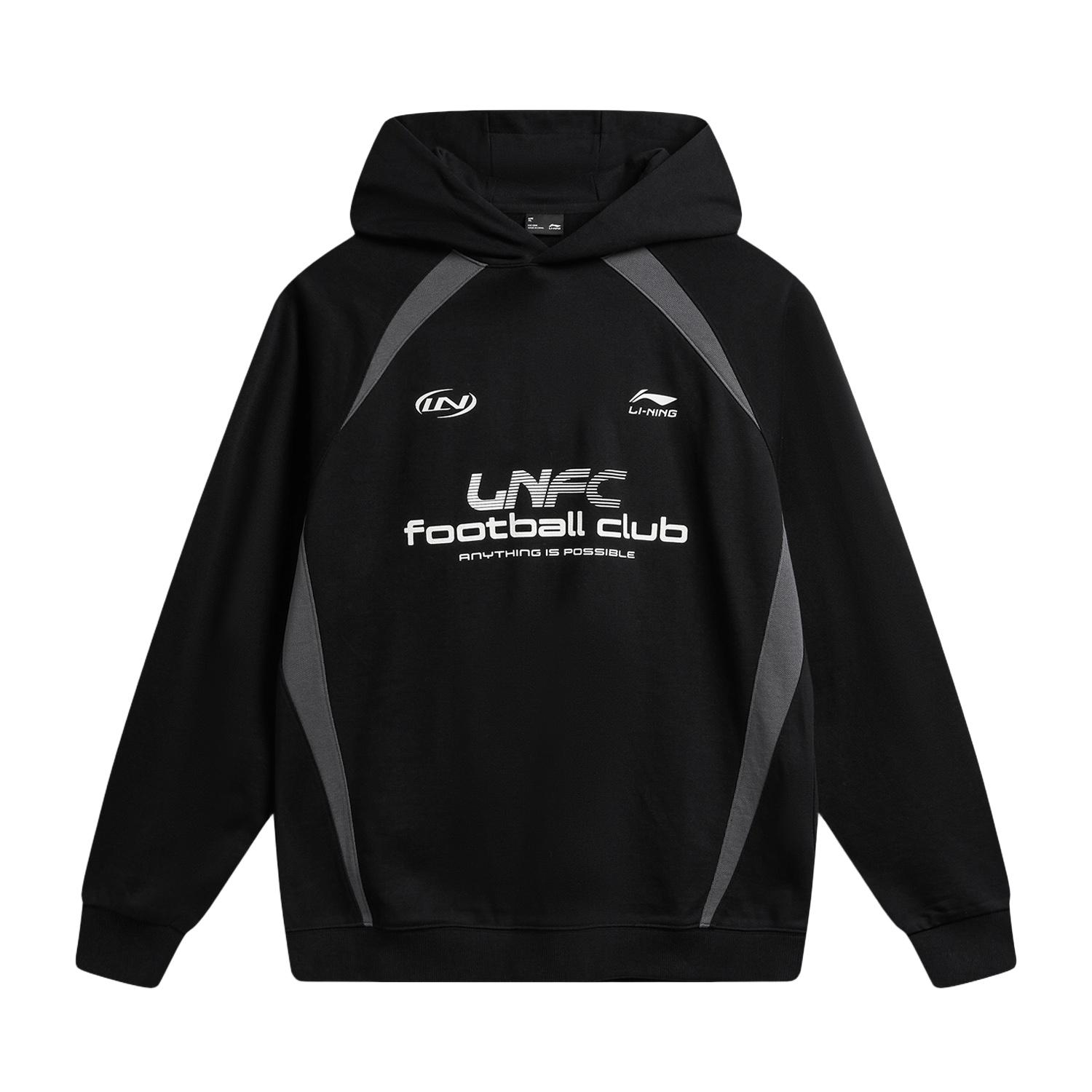 Спортивная серия Lifestyle от Li Ning Худи с логотипом для пары Унисекс толстовка AWDW479-1 XS