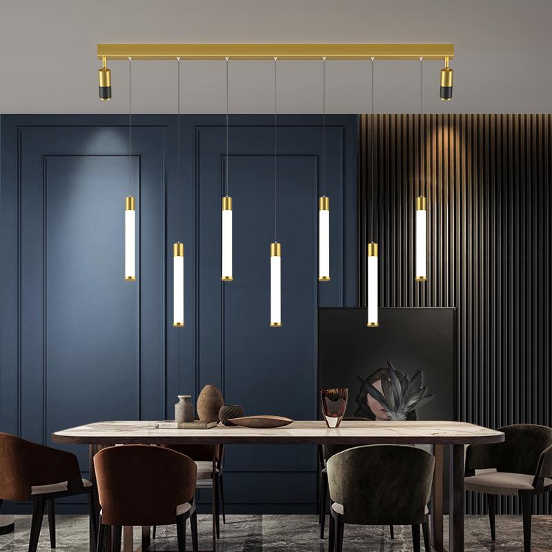 2025 Modern Restaurant Chandelier: Simple LED Spotlight Bar Light, Creative Dining Room Luxury Lighting