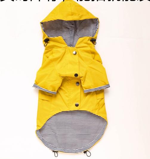 

Fashion Multi Colors Dog Rain Coat Pet Waterproof Jacket S-5XL Medium Large Dog Clothing Hoodies 4XL