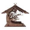 Attractive Bird Feeder Exquisite Wood Hanging Easy Assemble Birdhouse Feeder for Home