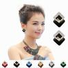 S925 Silver Needle Korean Fashion Square Crystal Earrings for Women