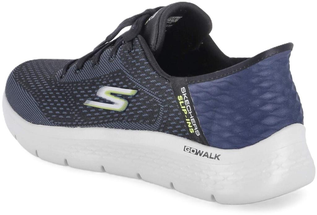 Skechers GO WALK Flex - New World (216505) темно-синий/лаймовый зеленый