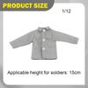 1/ Figure Clothes ,Miniature Shirt, Photo Prop Doll Costume Accessories for 6" Male Figures Body