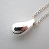 [Used] TIFFANY 925 Teardrop Pendant/Necklace/j69-10