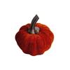 Artificial Pumpkin Decoration Plush Pumpkin Figurine Halloween Tabletop Ornament Home Party Display Accessory Seasonal Decor
