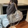 Borsa da moto, Grande capacità, Retro, Stile neutro, Borsa a spalla singola Hot Girl, Borsa da donna
