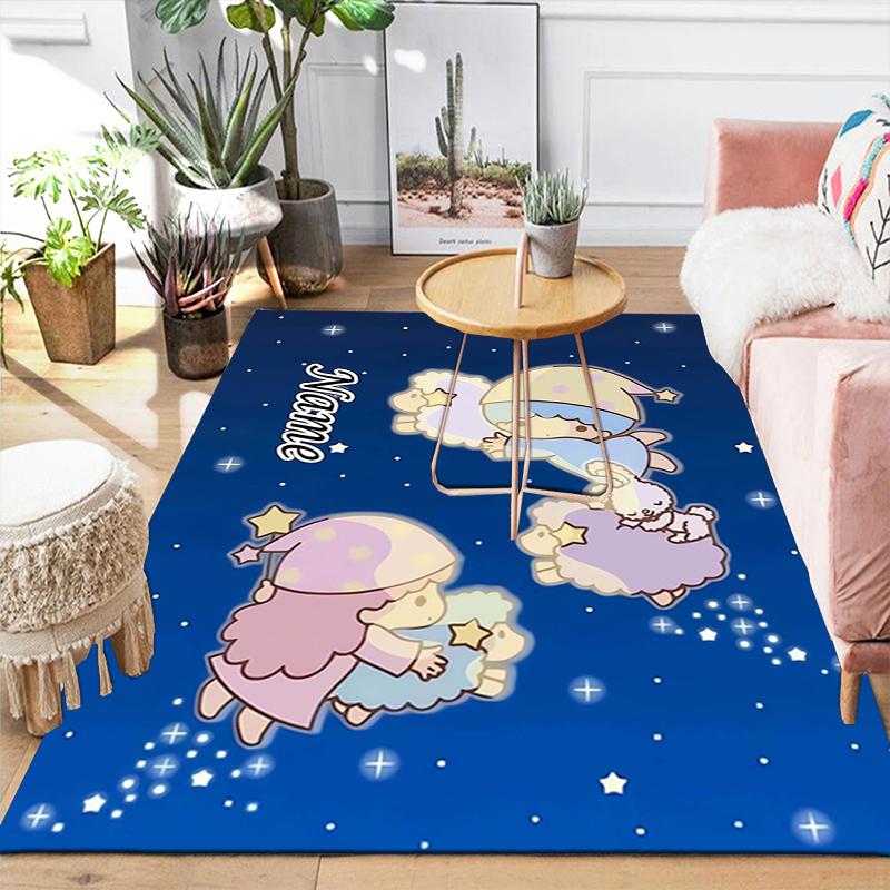 Custom 1Pc Pink Bunny Dreams Rug Office Carpet Indoor Outdoor Entrance Doormat Nonslip Soft And Comfortable Living Room D2915280