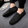 fashion Shoes for Men Casual Round Toe Platform Comfortable Fashion Flat Single Shoes Male Obscure Print Shoes Fashion Men's Cloth Flats