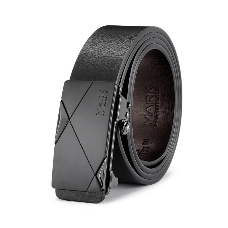 MARK FAIRWHALE Men s Automatic Buckle Leather Belt 130cm