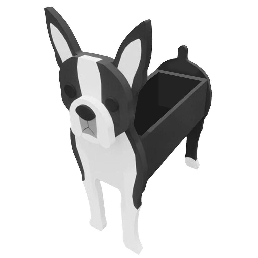 חיות מצוירות כלב חמוד צורת עציץ צמח גן עציץ לברדור מעוטר