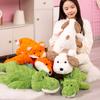 Puff Animal Pose Crocodile Plush Toy Fox Doll Girl Sleeping Pillow Dog Long Doll