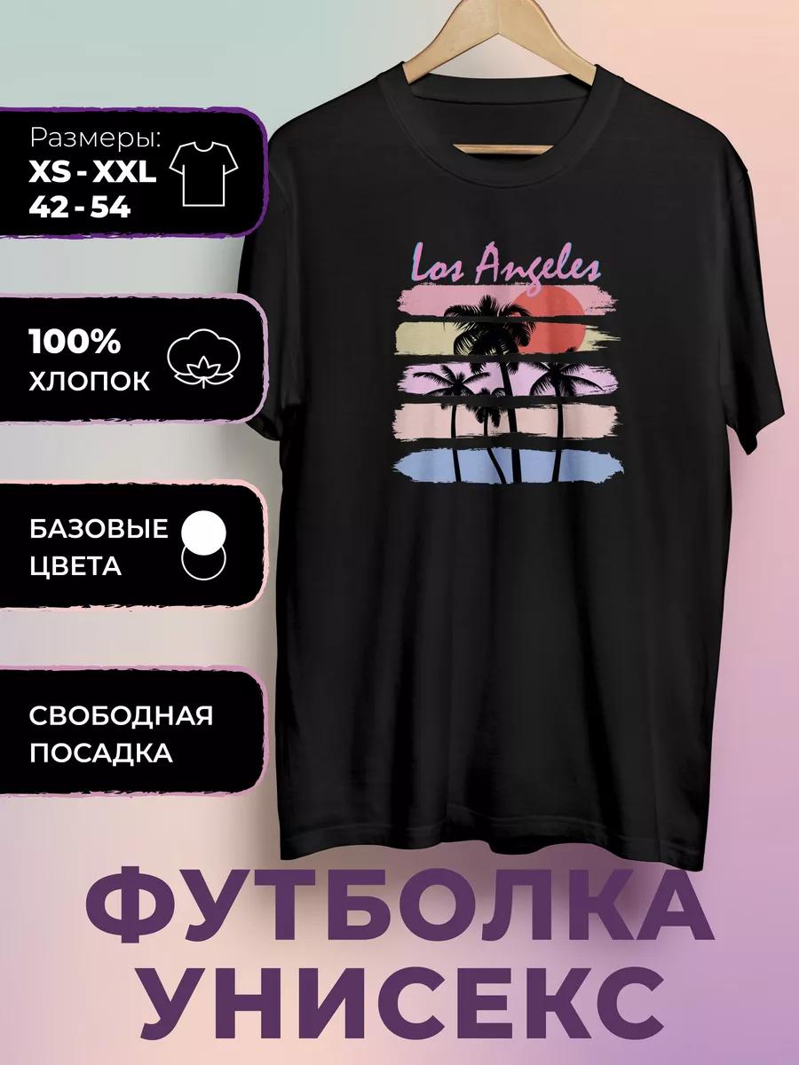 Футболка с принтом Лос-Анджелеса S