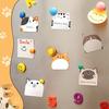12pcs Cute Cat Sticky Notes, Creative Journal Convenience Stickers, Suitable For Notebook And All Kinds Of Note Taking Occasions