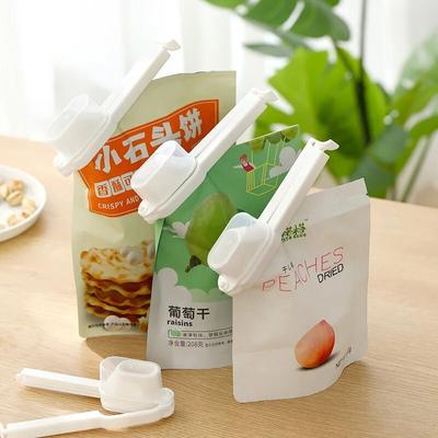 2PCS Food Bag Sealing Clips With Lid Sealing Clips Milk Powder Snack Clips Sealer Kitchen Tools Food Moisture-Proof Chips