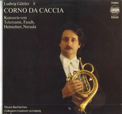 LP Record LUDWIG GUTTLER MAX POMMER NEUES B  Corno Da Caccia  Telemann Fasch  729031 ETERNA 1989 Germany Classical Used