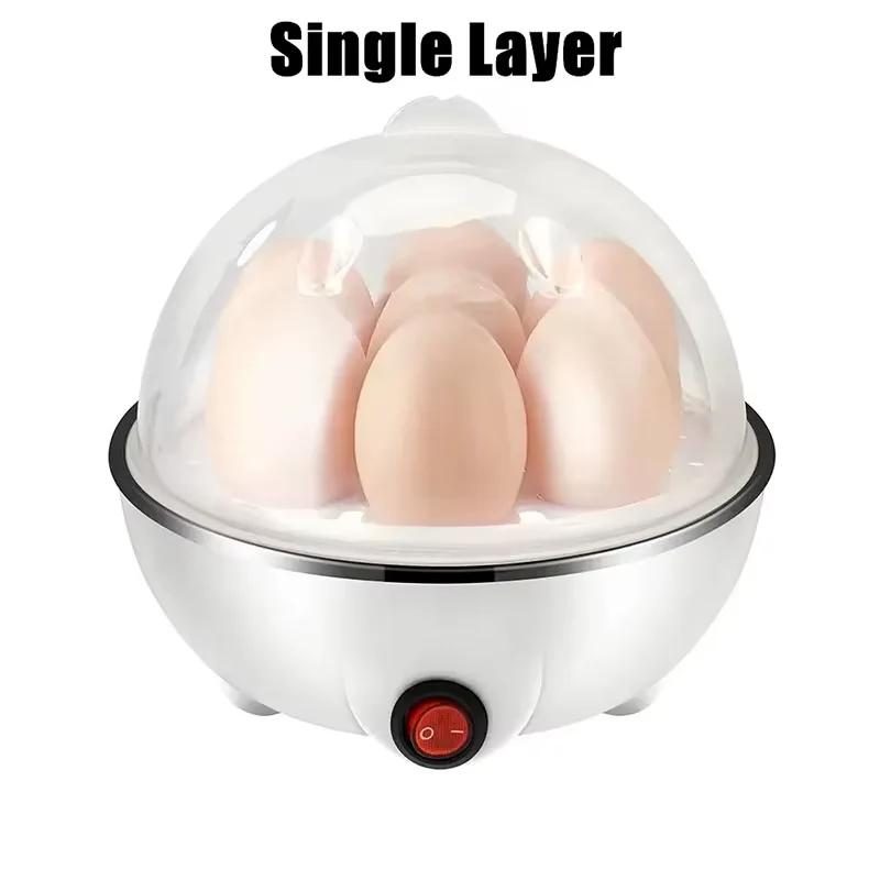 

New Multifunctional Electric Egg Cooker Automatic Egg Boiler 7 Eggs Mini Egg Streamer Kitchen Breakfast Machine Mini Egg Boiler