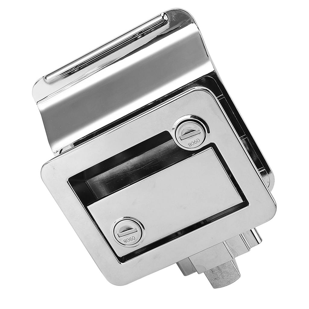 Plated Metal RV Door Lock with 4 Keys Advanced Locking Technology Secure Lock Travel Trailer Truck