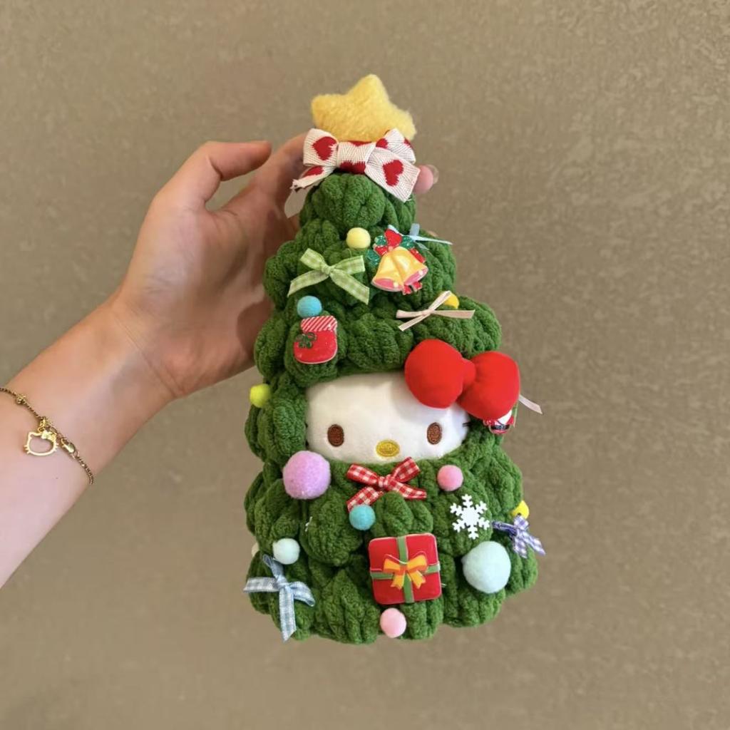 12Cm Sanrio Hello Kitty Keychain Cute Animal Fashion Keyring Backpack Plush Toy Pendant Doll For Girlfriend Birthday Gifts