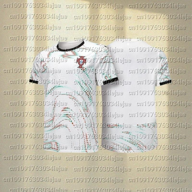 Portugal Herren Streetwear Fußball 3D Gedruckt Schnelltrocknend Atmungsaktiv Partner-T-Shirts für Familienlook Herren/Damen Kurzarm T-Shirt