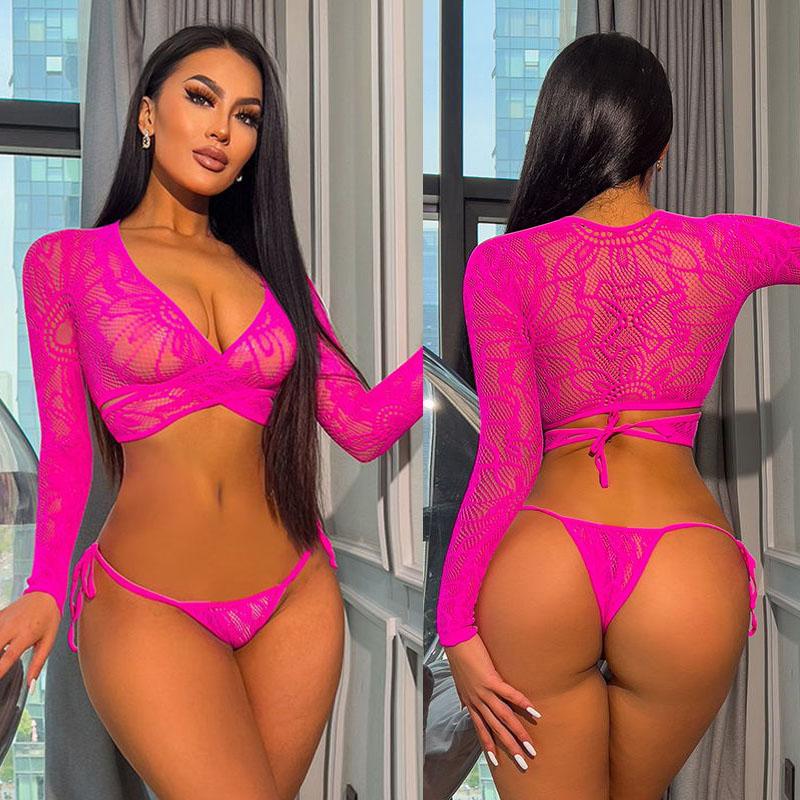 Hot Sexy Heart Fishnet Dress Woman Sexy Lingerie Fancy Bodysuit Lace Underwear Erotic Bodystockings Porn Outfits Night Queen Set