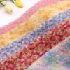 3D Rose Flowers Tulle Mesh Fabric Exquisite Stretch Lace Rose Embroidery Fabric DIY Sewing Bow Wedding Party Dress Decor Crafts