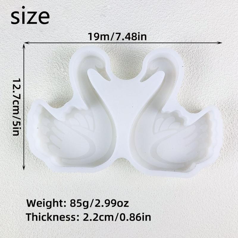 Desk Ornament Mould Flexible Silicone Mold for Animal Figurine Shaped Decoration Gypsum Mold Jewelry Making Supplies
