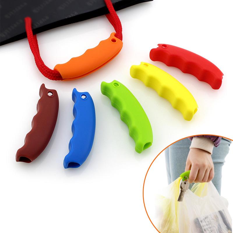 Large Silicone Handle Grip for Shopping Bags – Soft, Creative Travel Tote Holder