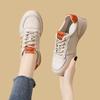Soft Leather German Training Shoes Women's Retro Casual Sports Forrest Gump Shoes New Autumn and Winter Soft-soled Versatile White Shoes