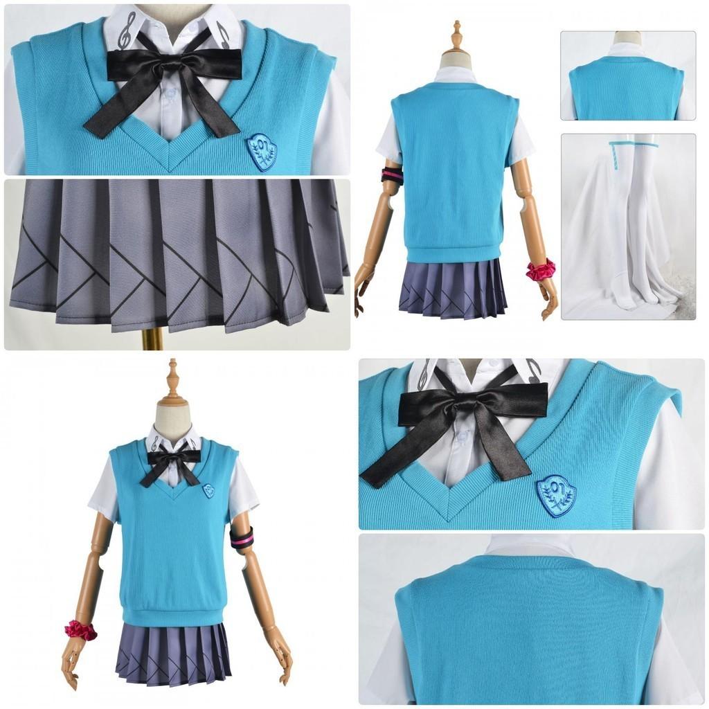 Sweet And Fresh Vocaloid Hatsune Miku 16th Anniversary Cosplay Jk Uniform