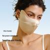 Hengyuanxiang Women's 100% Mulberry Silk Sun Protection Face Mask