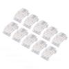 10pcs 8mm COB LED Strip Connector Transparent Strip To Wire Connector  For School