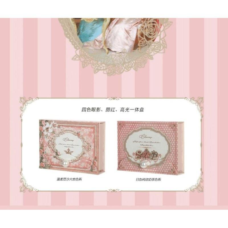 COLORROSE - Geprägte Perlen Western Antik Make-up Palette - 2 Typen