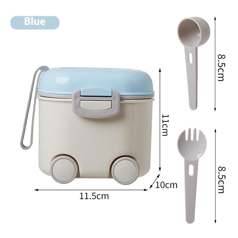 

Baby special milk powder box Portable out milk powder packing box Supplementary food rice noodle box Sealed tank Moisture-proof storage tank