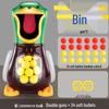Hit Me Ducky! Parent-Child Interactive Toy with Air-Powered Soft Bullet, 3-Shot Firing for Kids 6+
