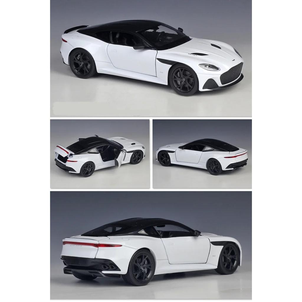 Welly 1/24 Aston Martin DBS Superleggera Alloy Sports Car Model Diecast Racing Car Model Simulation Collection Toy Gift