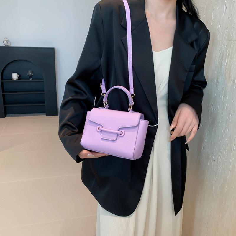 Fashionable Casual Handheld Small Bag For Women 2024 New Korean Style Minimalist Crossbody Bag With Quality Pu Material