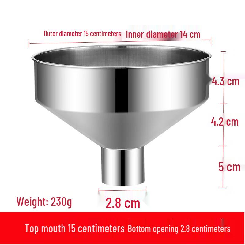 Jingyuheng Large Stainless Steel Funnel