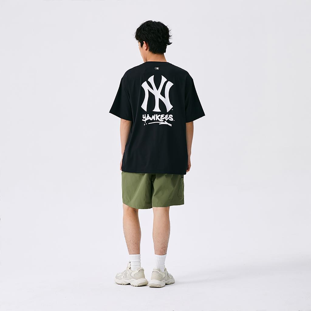 MLB New York Yankees Basic Collection SS25 T Shirt Unisex Black 3ATSB0853-50BKS