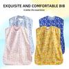 Washable Elderly Eating Bib Waterproof Adult Bib Clothing Protectors for Elderly  Nursing Home Use