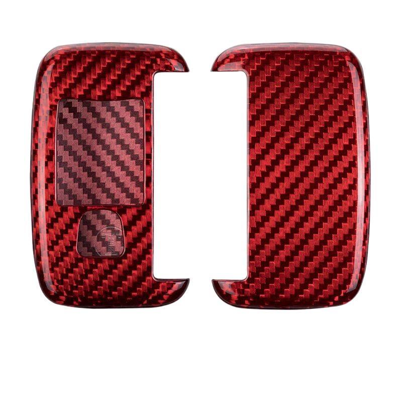 

For Land Rover Discovery 5 Range Rover Sport Evoque Velar Defender Jaguar XEL Carbon Fiber Car Key Case Cover Shell