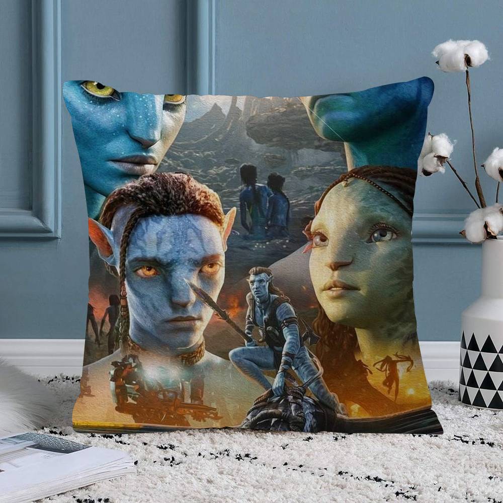 PC Scifi Movies AAvatar Vintage Pillow Cushion Cover Pillowcase Living Room Sofa Home Decor Customized