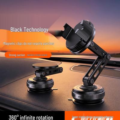 Rotatable Magnetic Phone Holder for Car, Glass, Tile, Fridge, or Desktop