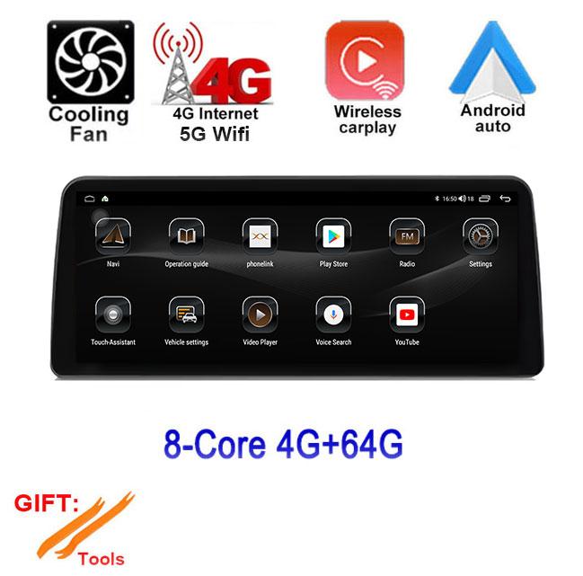 12.3‘’ Car Radio Multimedia Player For Ford Focus 2019-2022 Android Auto Wireless CarPlay Navigation GPS 4G WIFI