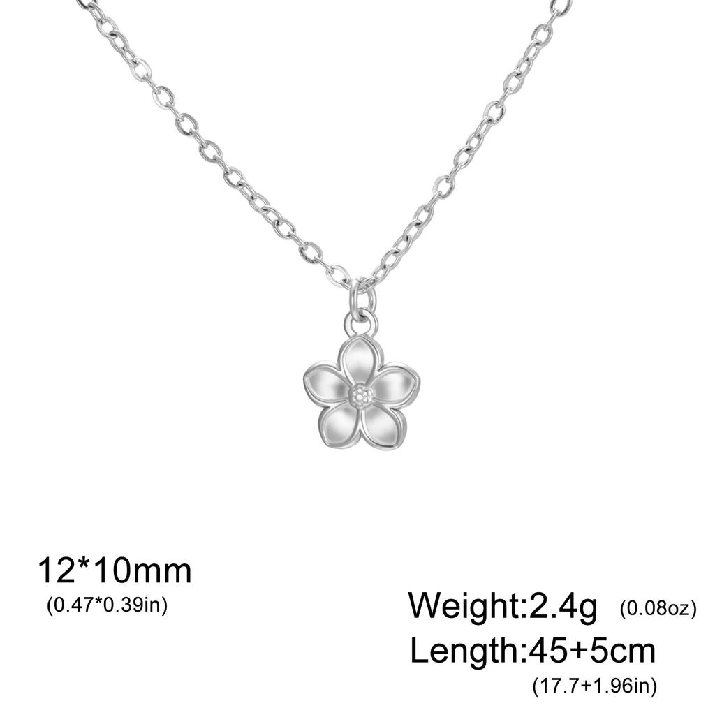 Daisy Sunflower Pendant Necklace Floral Jewelry Gift For Women And Girls